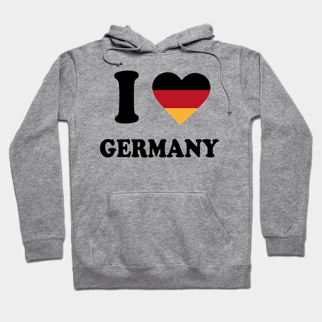 I love Berlin Bear Capital Germany Gift Hoodie by MrTeee